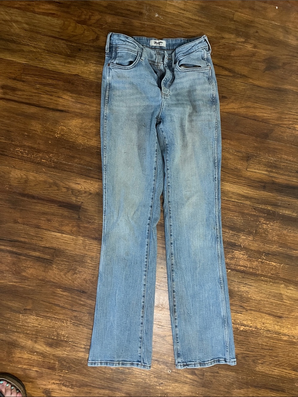 Wrangler Retro Light Blue Flare Jeans for Women